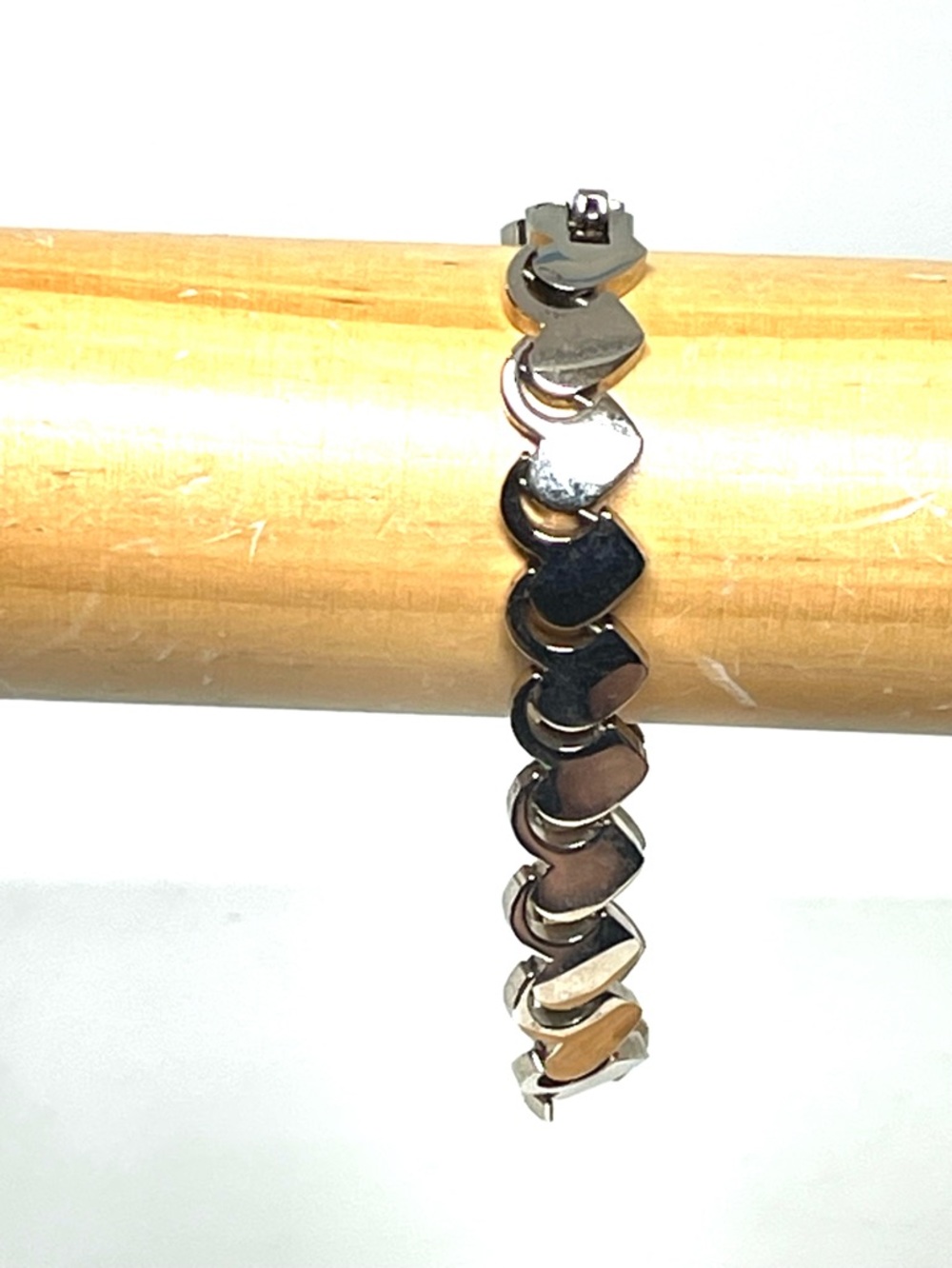 Sterling Mexican Heart Bracelet - Picture 2 of 5